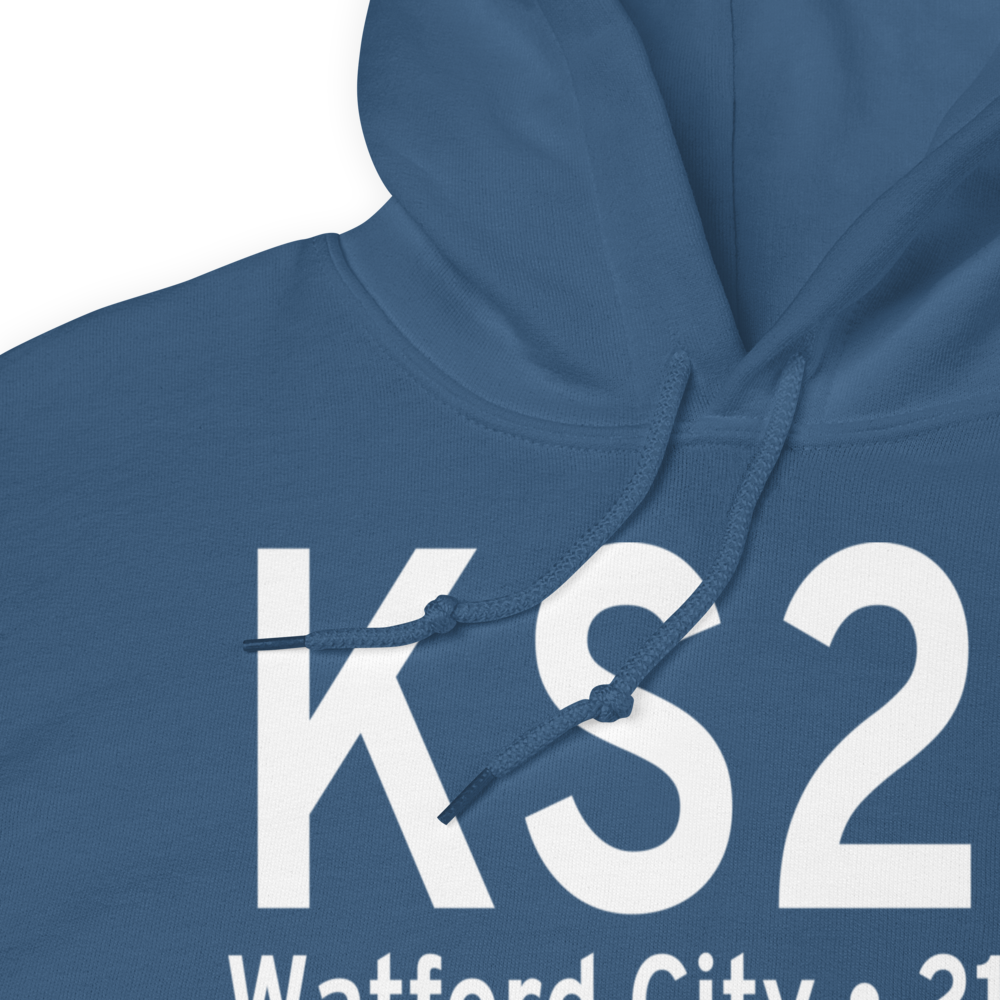 Watford City Municipal Airport (KS25) ICAO Hoodie Sweatshirt 