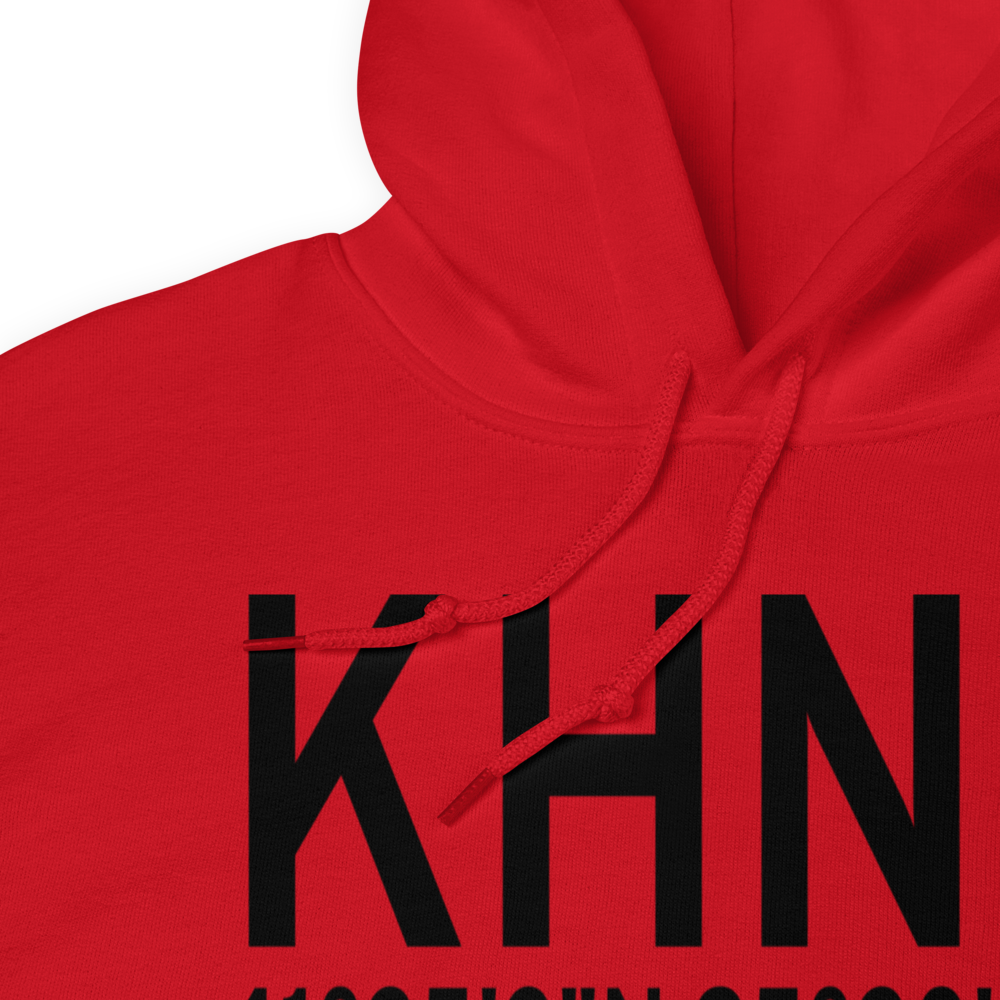 Harlan Municipal Airport (KHNR) ICAO Hoodie Sweatshirt 
