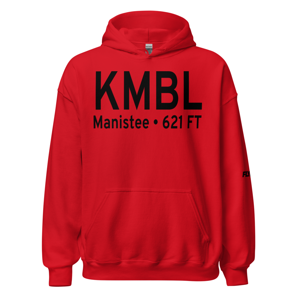 Manistee Co Blacker Airport (KMBL) ICAO Hoodie Sweatshirt 