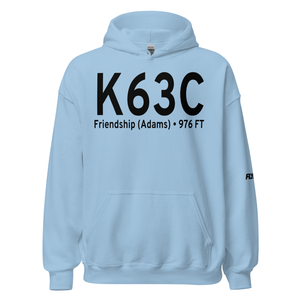Adams County Legion Field (K63C) ICAO Hoodie Sweatshirt 
