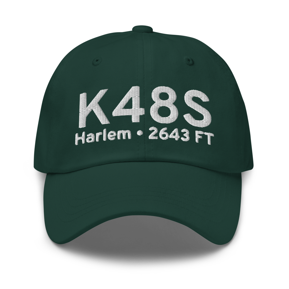 Harlem Airport (K48S) ICAO Hat 