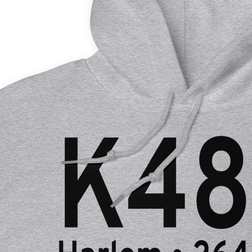 Harlem Airport (K48S) ICAO Hoodie Sweatshirt 