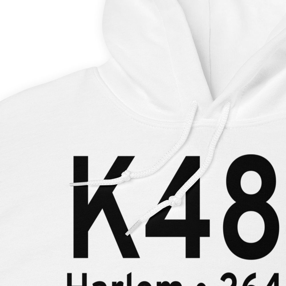 Harlem Airport (K48S) ICAO Hoodie Sweatshirt 