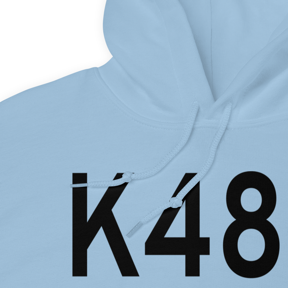 Harlem Airport (K48S) ICAO Hoodie Sweatshirt 