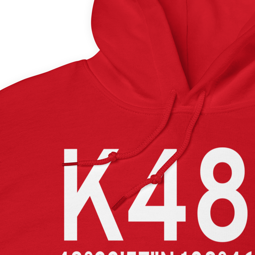 Harlem Airport (K48S) ICAO Hoodie Sweatshirt 