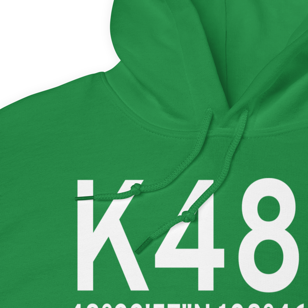 Harlem Airport (K48S) ICAO Hoodie Sweatshirt 