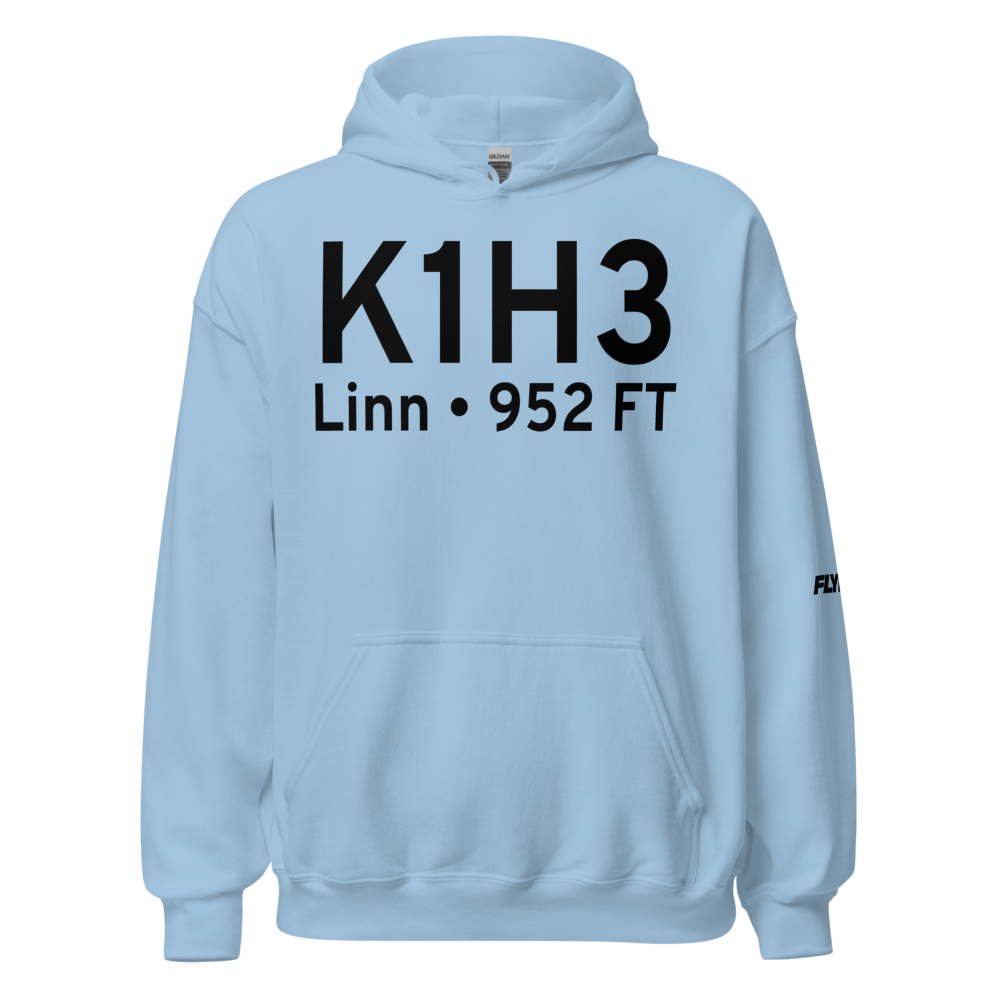 Linn State Technical College Airport (K1H3) ICAO Hoodie Sweatshirt 