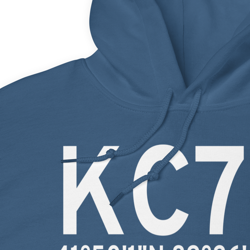 Dixon Municipal Charles R. Walgreen Field (KC73) ICAO Hoodie Sweatshirt 