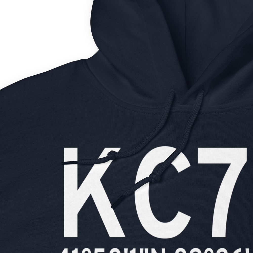 Dixon Municipal Charles R. Walgreen Field (KC73) ICAO Hoodie Sweatshirt 