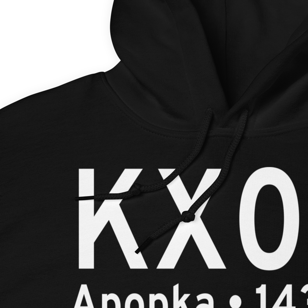 Orlando Apopka Airport (KX04) ICAO Hoodie Sweatshirt 