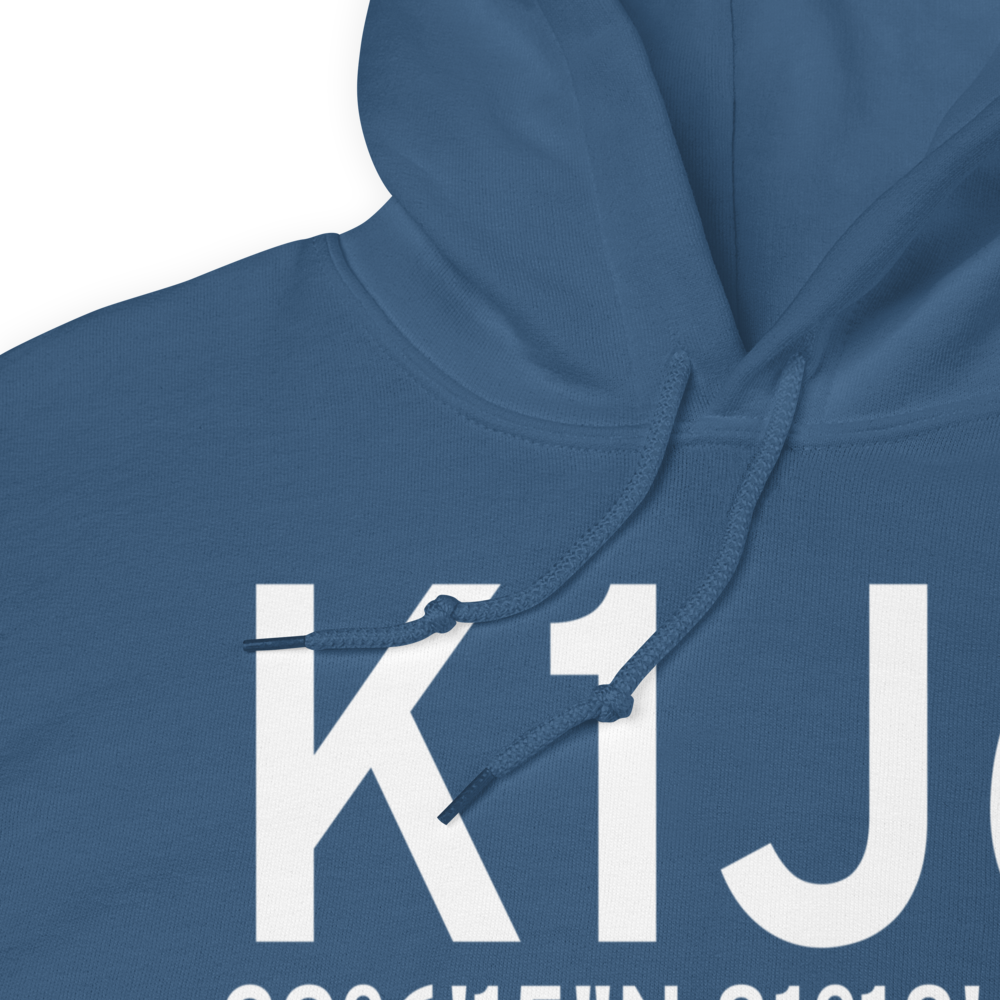 Bob Lee Flight Strip (K1J6) ICAO Hoodie Sweatshirt 