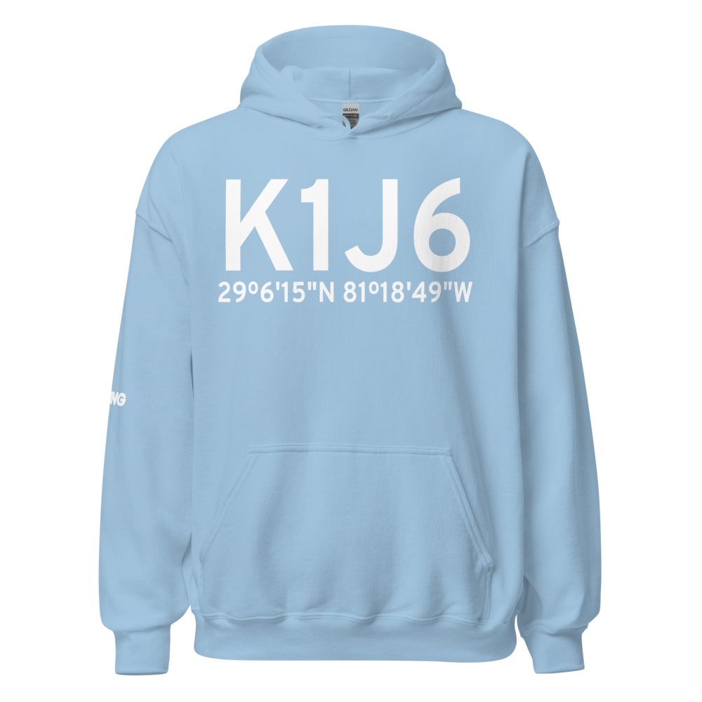 Bob Lee Flight Strip (K1J6) ICAO Hoodie Sweatshirt 
