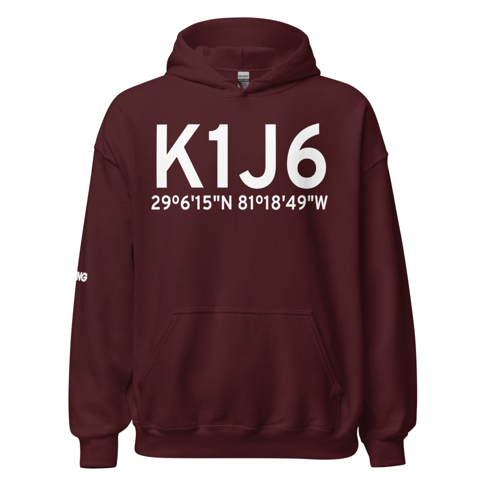 Bob Lee Flight Strip (K1J6) ICAO Hoodie Sweatshirt 