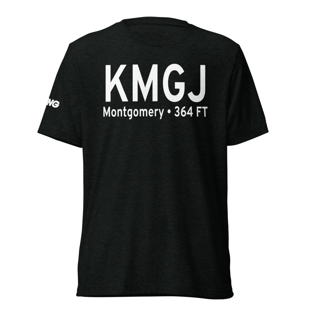 Orange County Airport (KMGJ) ICAO Tri-blend T-Shirt 