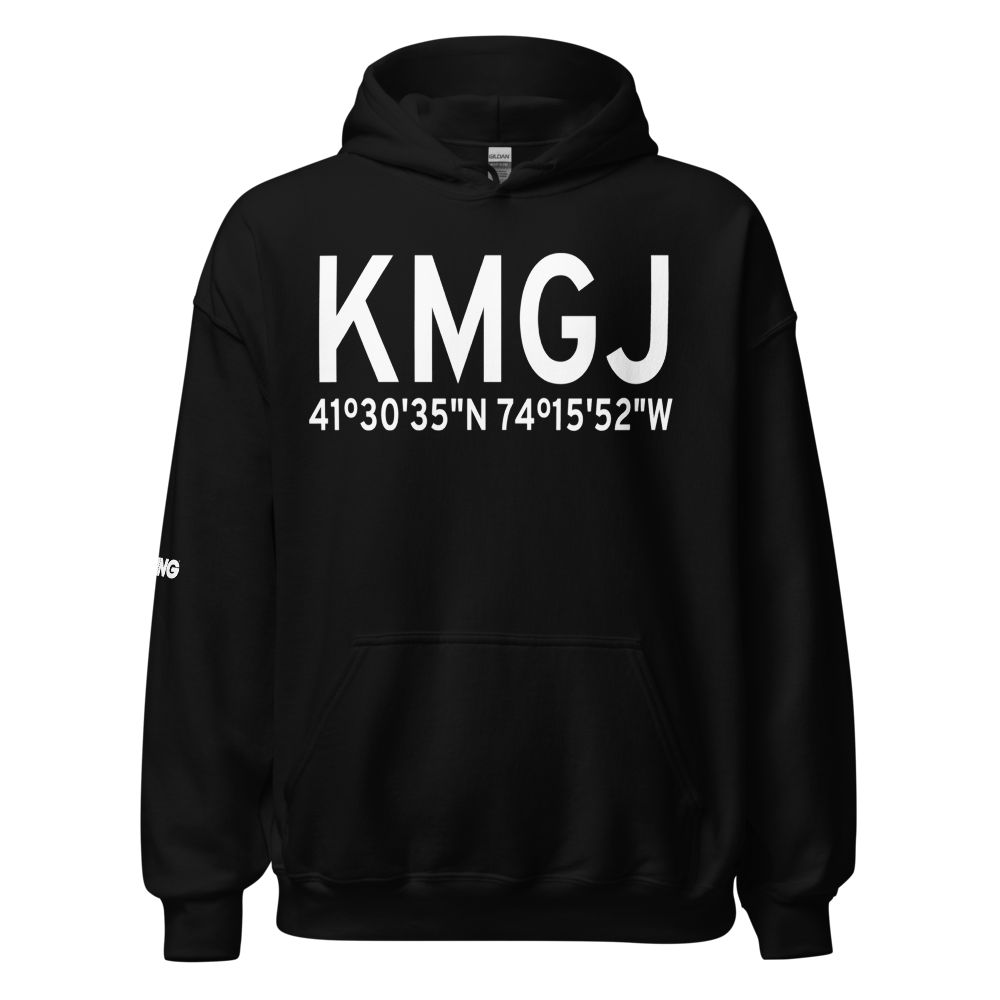 Orange County Airport (KMGJ) ICAO Hoodie Sweatshirt 