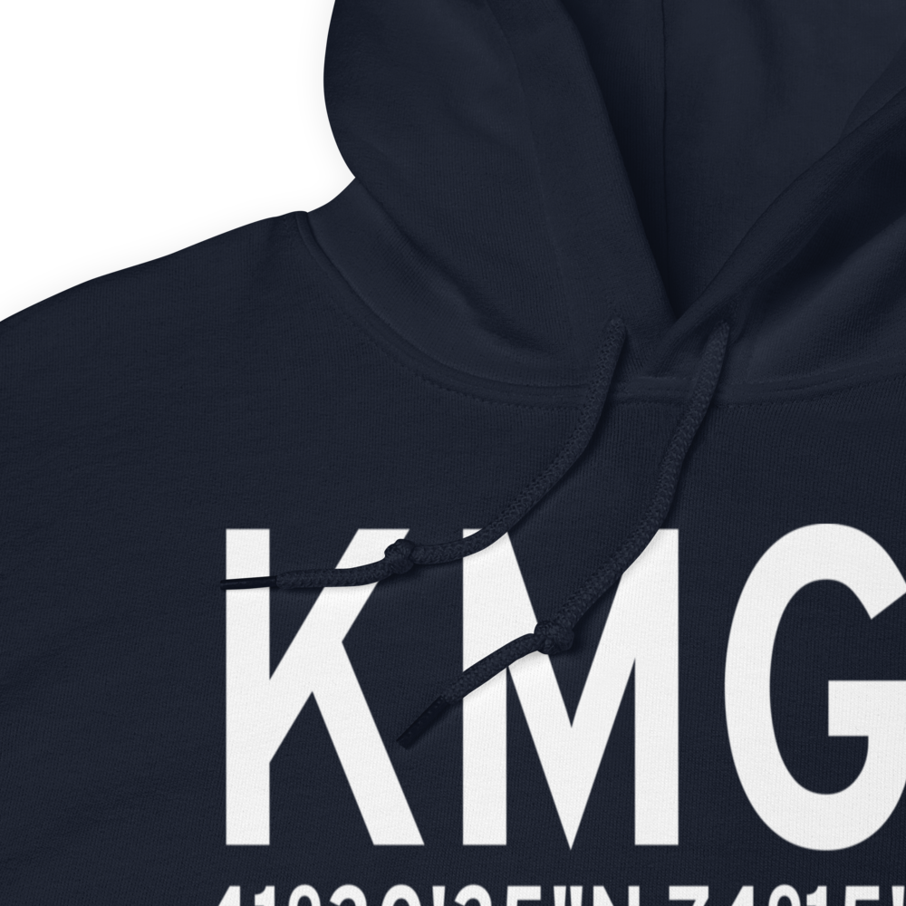 Orange County Airport (KMGJ) ICAO Hoodie Sweatshirt 