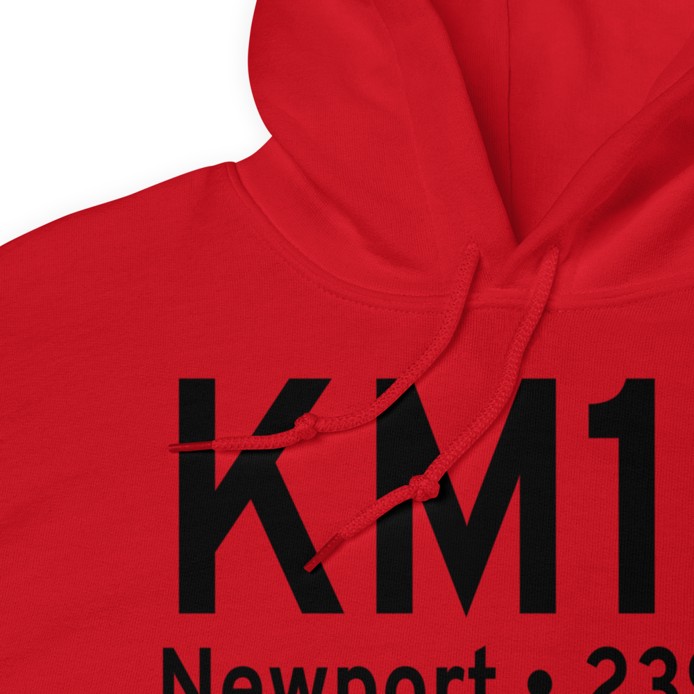 Newport Regional Airport (KM19) ICAO Hoodie Sweatshirt 