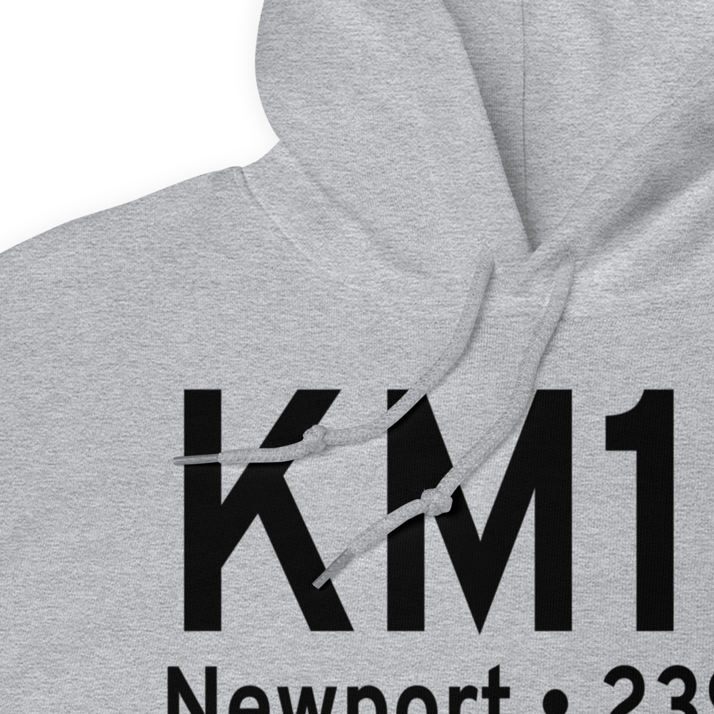 Newport Regional Airport (KM19) ICAO Hoodie Sweatshirt 