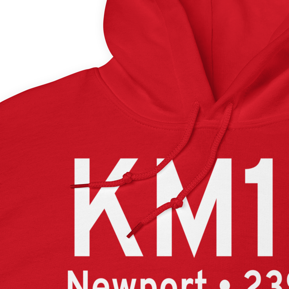 Newport Regional Airport (KM19) ICAO Hoodie Sweatshirt 