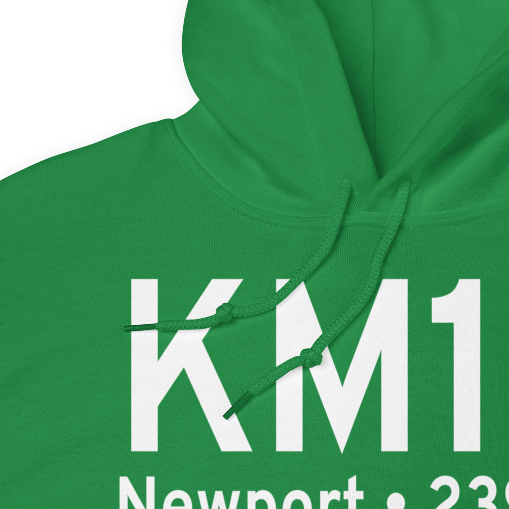 Newport Regional Airport (KM19) ICAO Hoodie Sweatshirt 