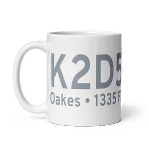 Oakes Municipal Airport (K2D5) ICAO Mug