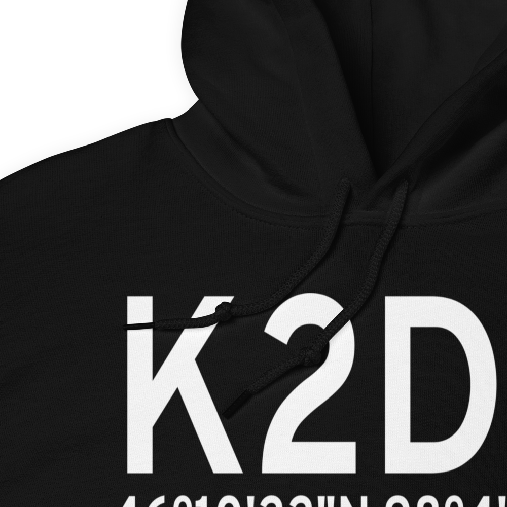 Oakes Municipal Airport (K2D5) ICAO Hoodie Sweatshirt 