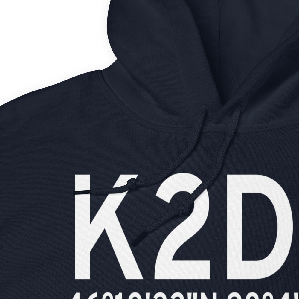 Oakes Municipal Airport (K2D5) ICAO Hoodie Sweatshirt 