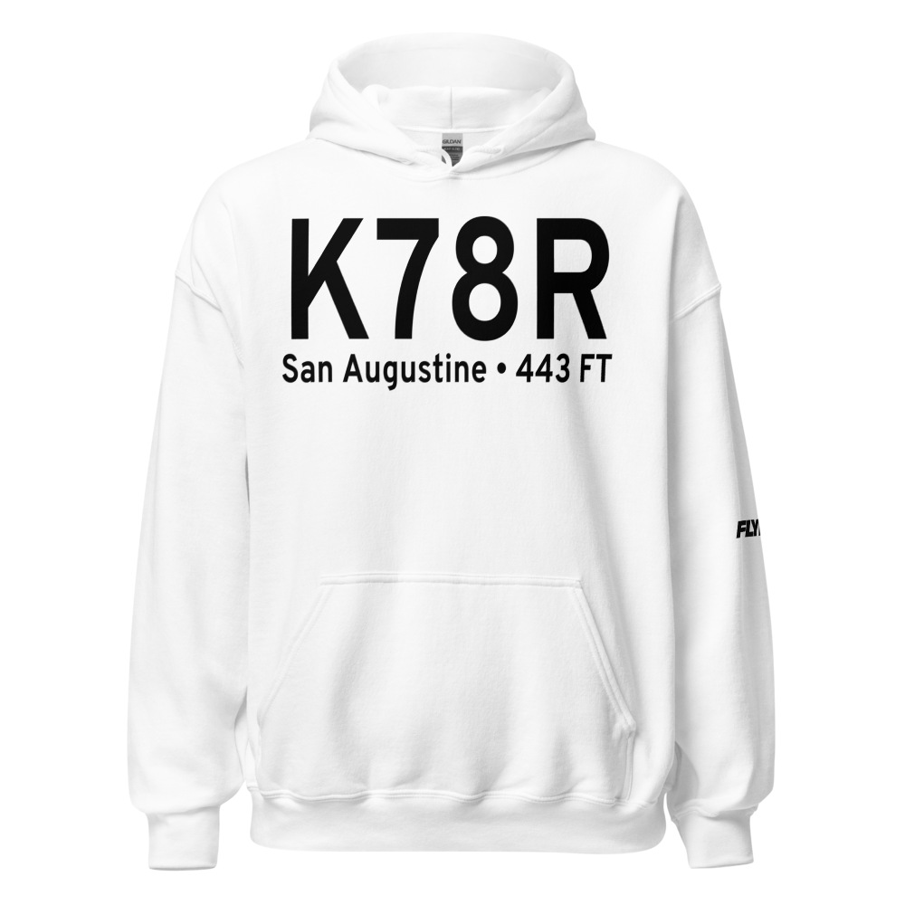 San Augustine County Airport (K78R) ICAO Hoodie Sweatshirt 