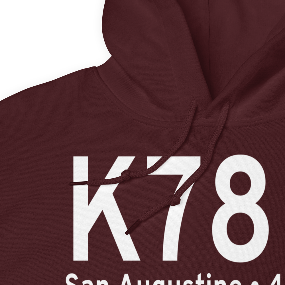 San Augustine County Airport (K78R) ICAO Hoodie Sweatshirt 