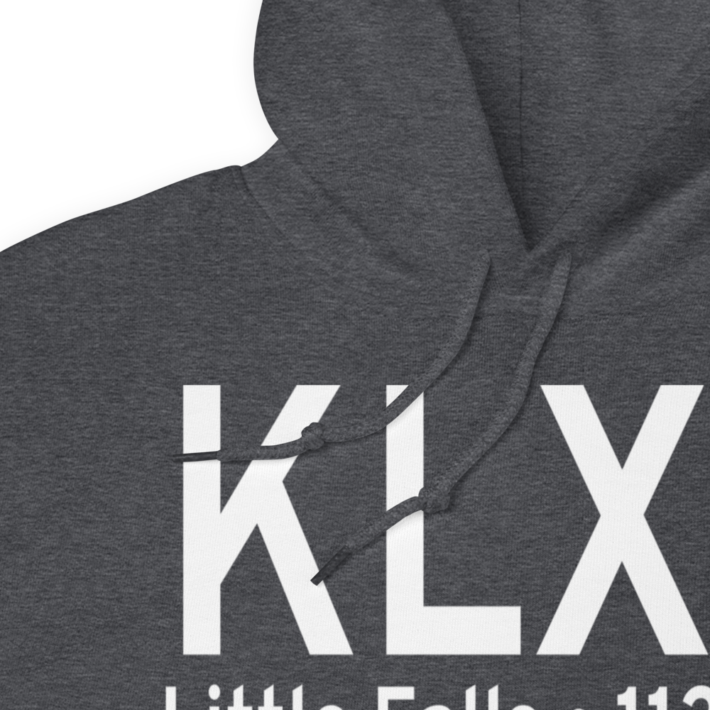 Little Falls-Morrison County-Lindbergh field (KLXL) ICAO Hoodie Sweatshirt 