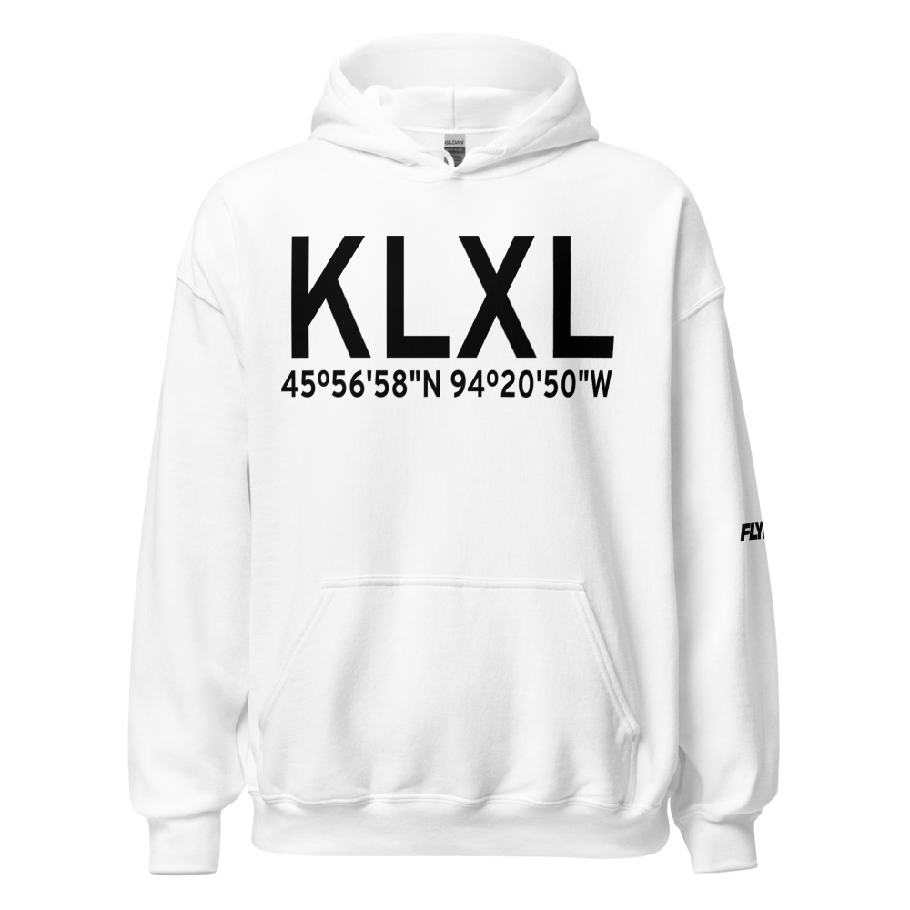 Little Falls-Morrison County-Lindbergh field (KLXL) ICAO Hoodie Sweatshirt 