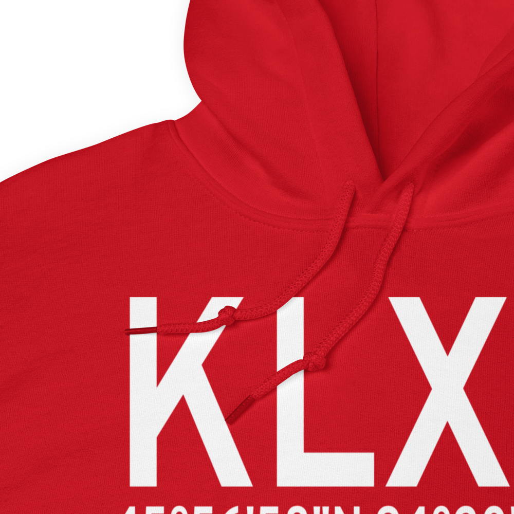Little Falls-Morrison County-Lindbergh field (KLXL) ICAO Hoodie Sweatshirt 