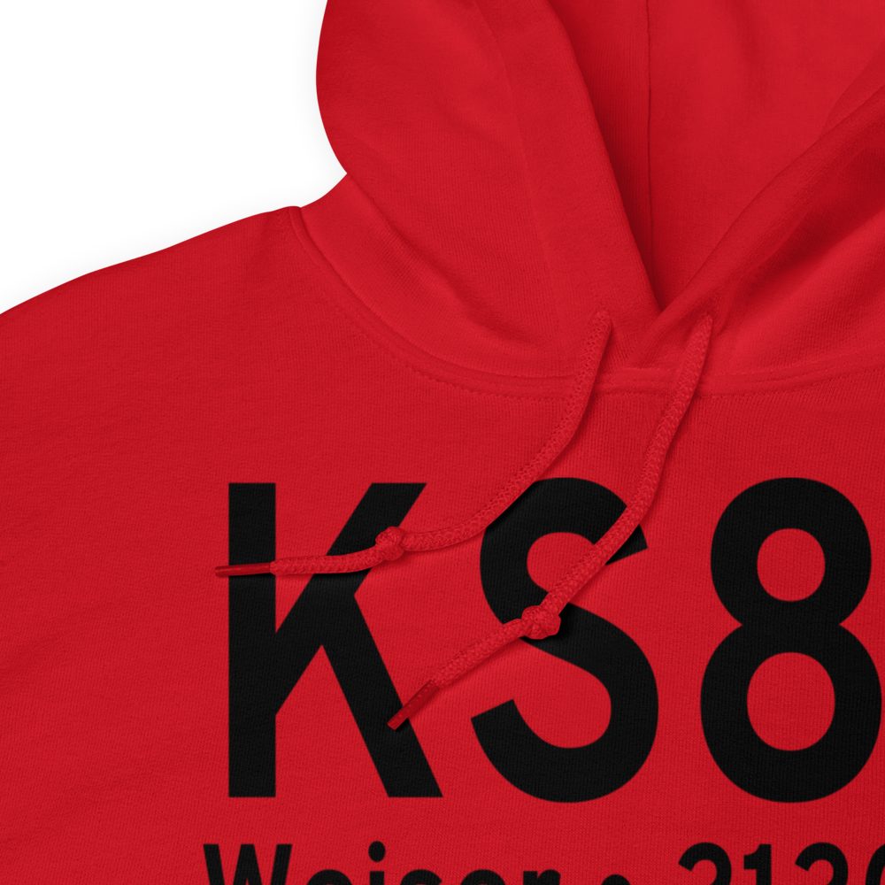Weiser Municipal Airport (KS87) ICAO Hoodie Sweatshirt 
