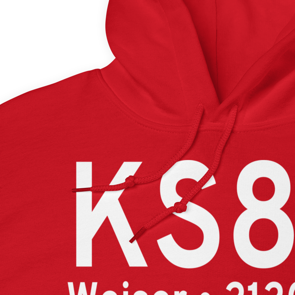 Weiser Municipal Airport (KS87) ICAO Hoodie Sweatshirt 
