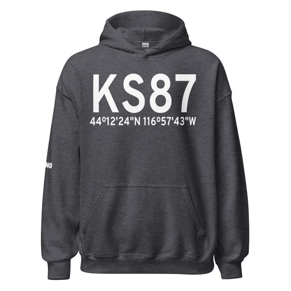 Weiser Municipal Airport (KS87) ICAO Hoodie Sweatshirt 