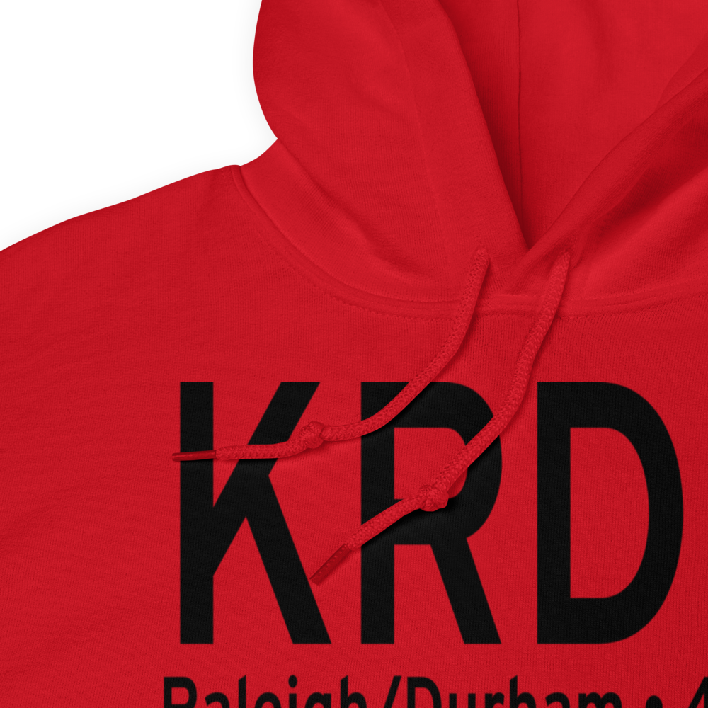 Raleigh Durham International Airport (KRDU) ICAO Hoodie Sweatshirt 