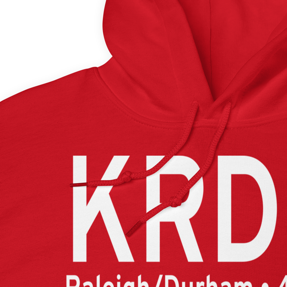 Raleigh Durham International Airport (KRDU) ICAO Hoodie Sweatshirt 
