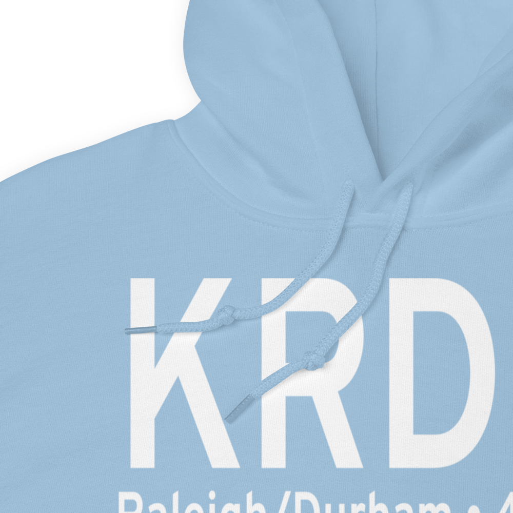 Raleigh Durham International Airport (KRDU) ICAO Hoodie Sweatshirt 