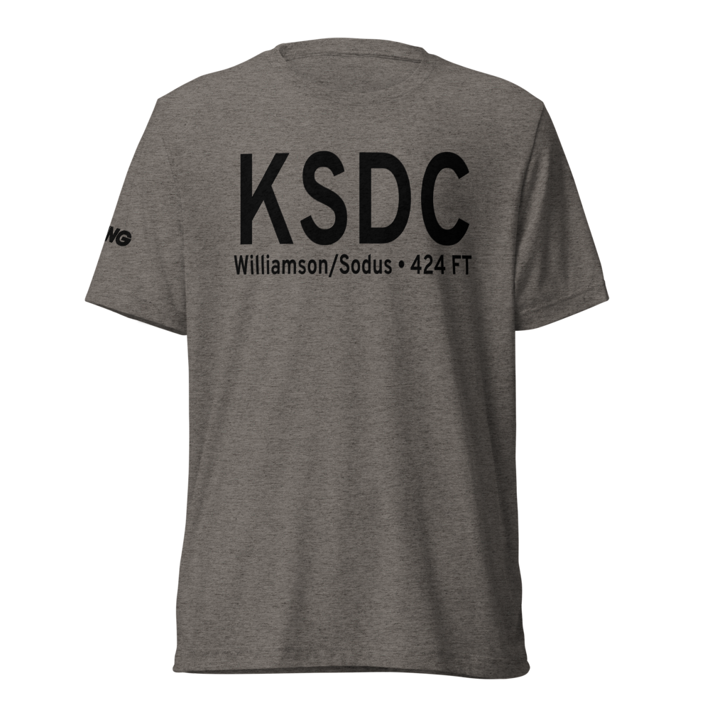 Williamson Sodus Airport (KSDC) ICAO Tri-blend T-Shirt 