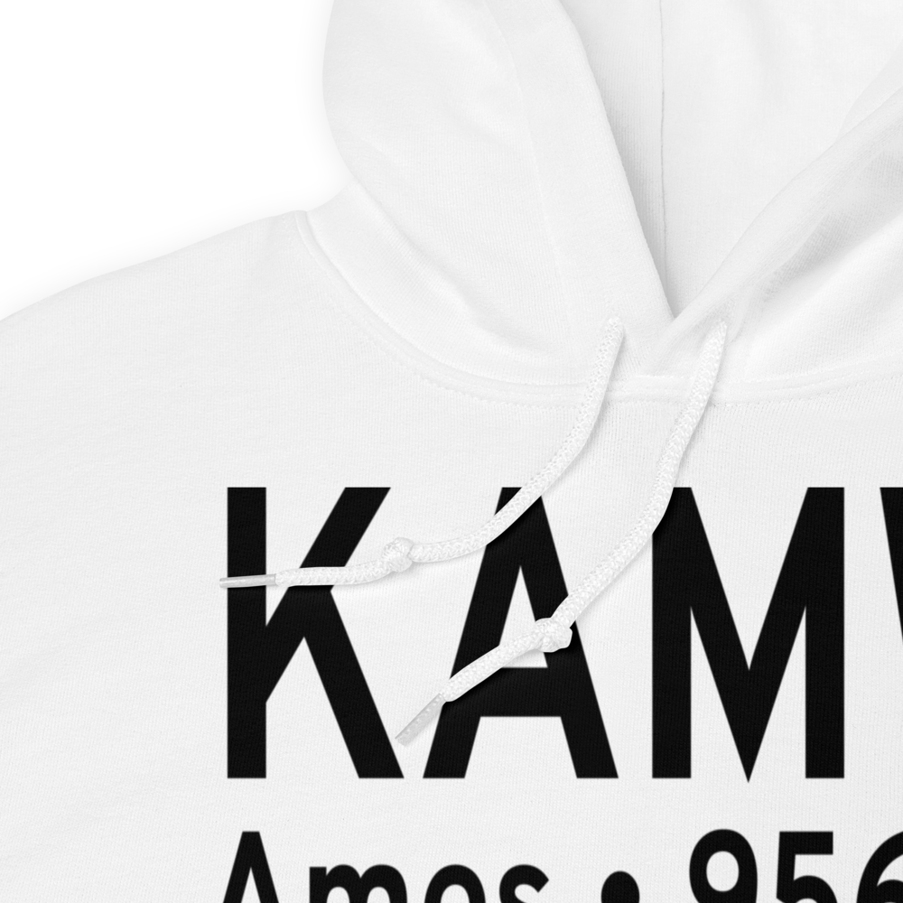 Ames Municipal Airport (KAMW) ICAO Hoodie Sweatshirt 