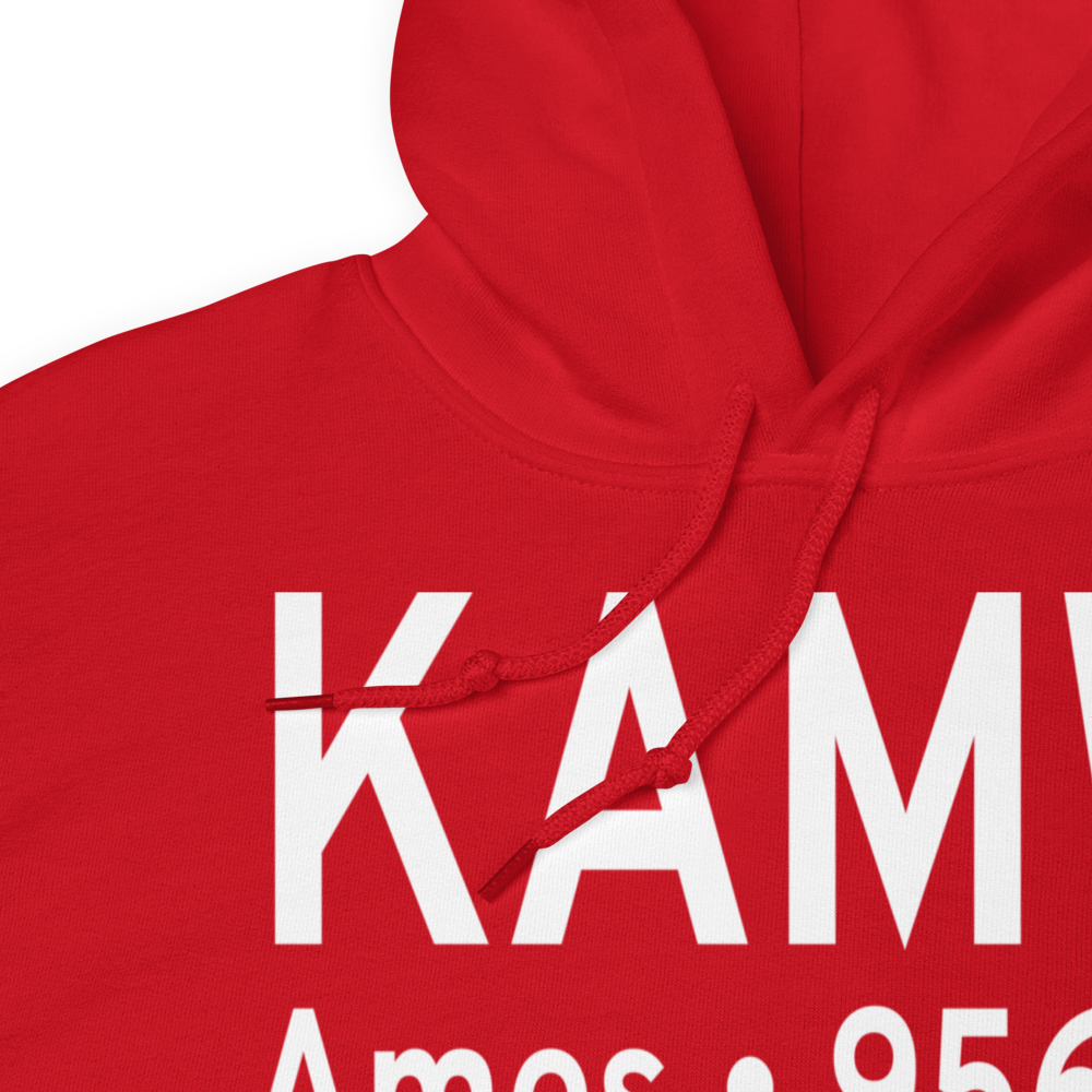 Ames Municipal Airport (KAMW) ICAO Hoodie Sweatshirt 