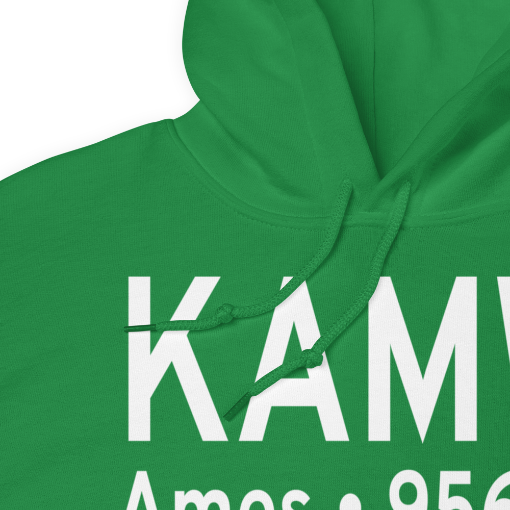 Ames Municipal Airport (KAMW) ICAO Hoodie Sweatshirt 