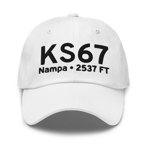Nampa Municipal Airport (KS67) ICAO Hat