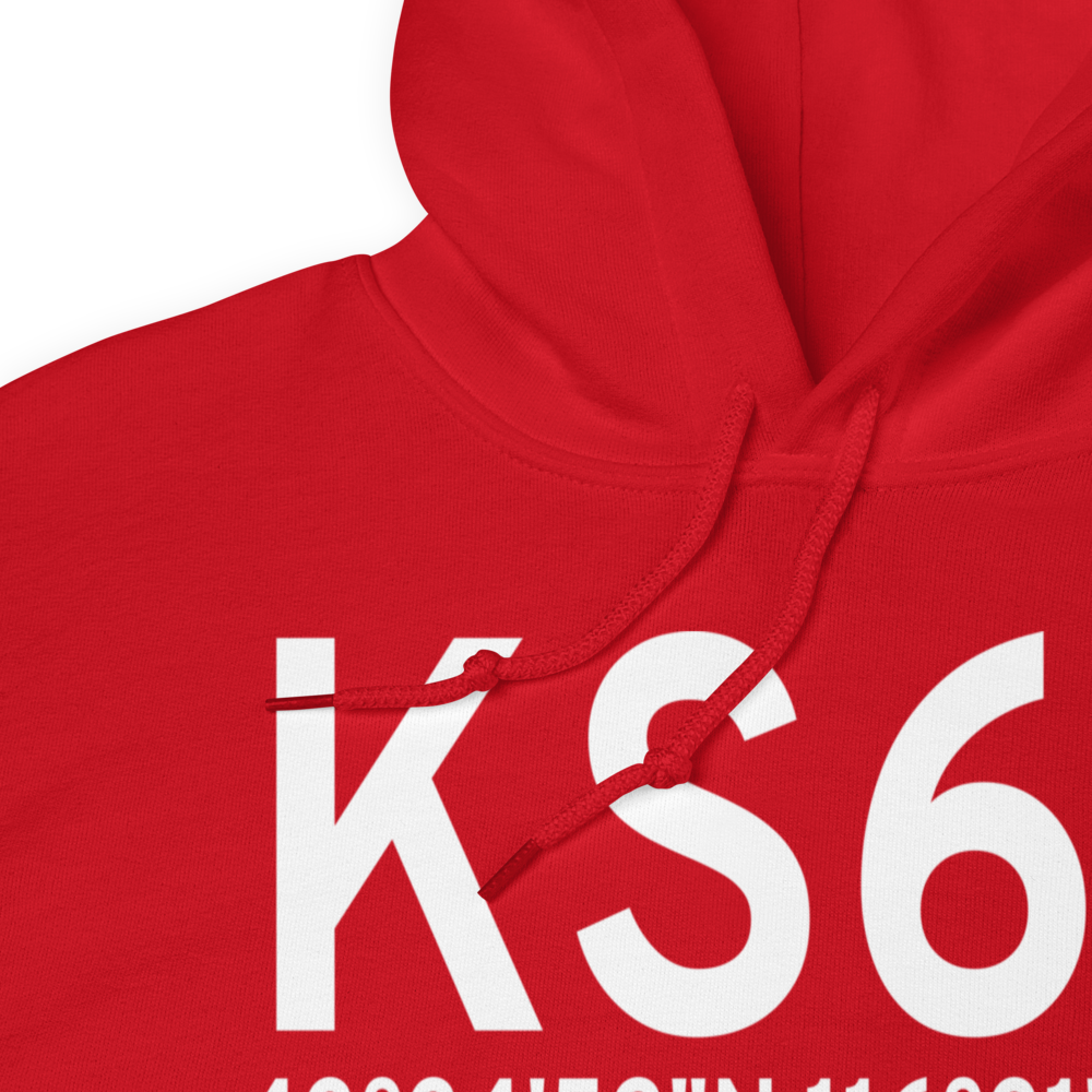 Nampa Municipal Airport (KS67) ICAO Hoodie Sweatshirt 