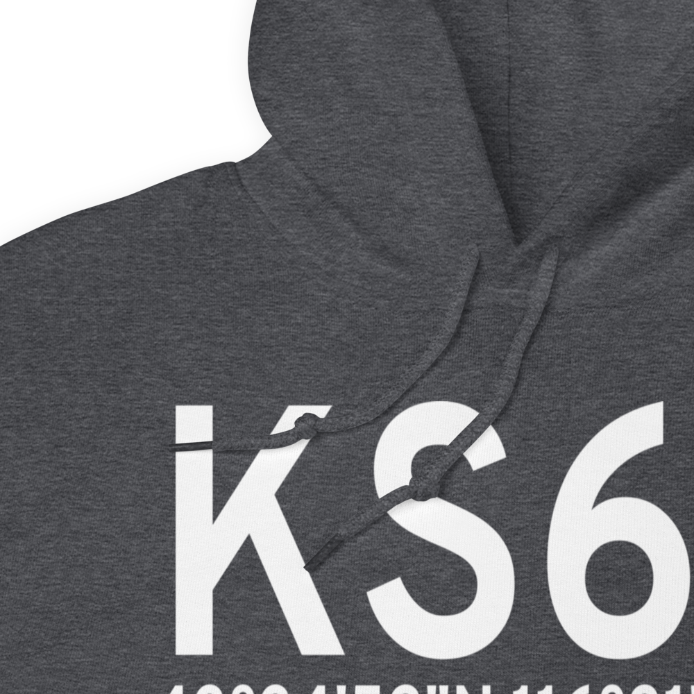 Nampa Municipal Airport (KS67) ICAO Hoodie Sweatshirt 