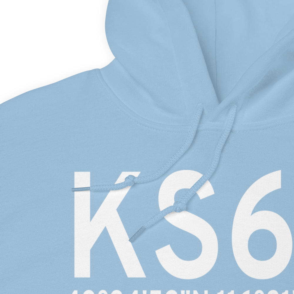 Nampa Municipal Airport (KS67) ICAO Hoodie Sweatshirt 