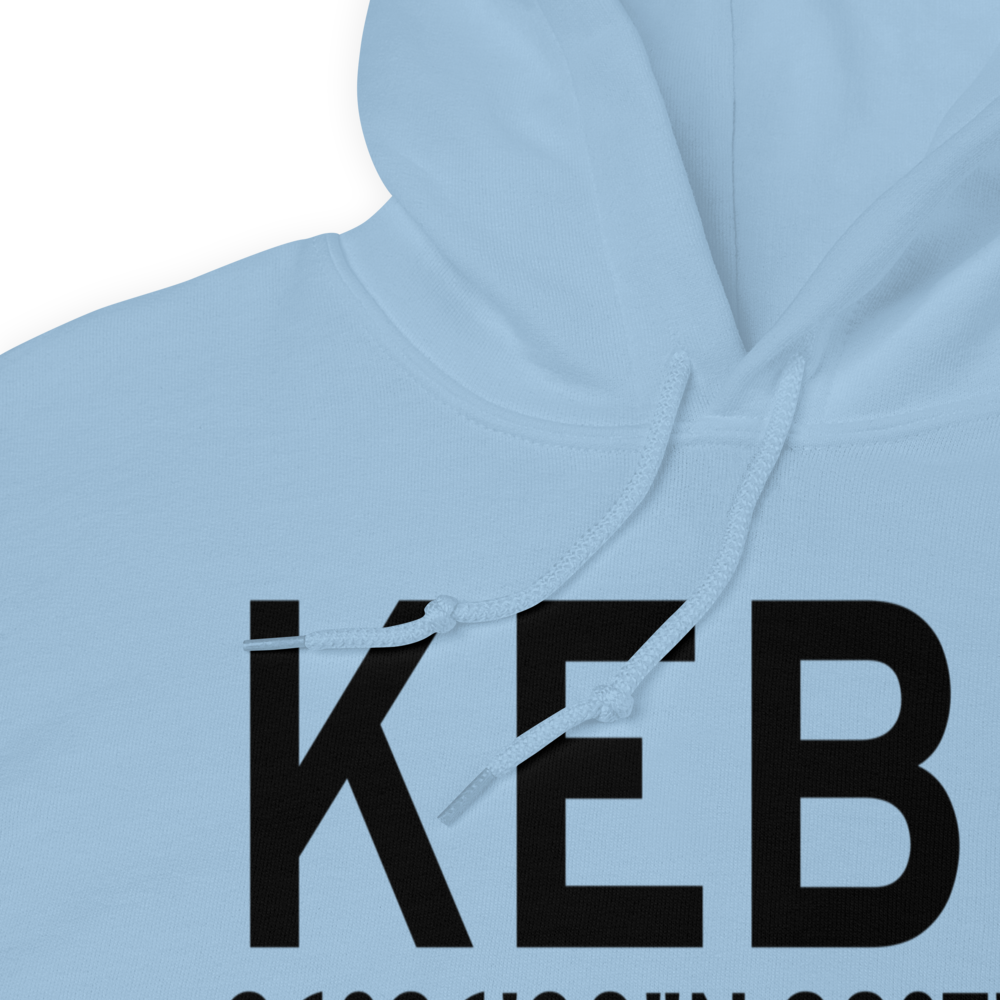 South Texas International At Edinburg Airport (KEBG) ICAO Hoodie Sweatshirt 