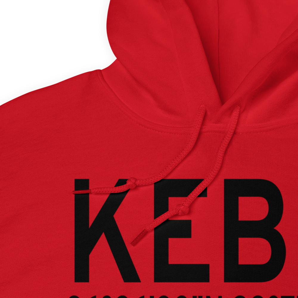 South Texas International At Edinburg Airport (KEBG) ICAO Hoodie Sweatshirt 