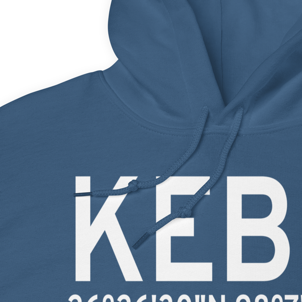 South Texas International At Edinburg Airport (KEBG) ICAO Hoodie Sweatshirt 