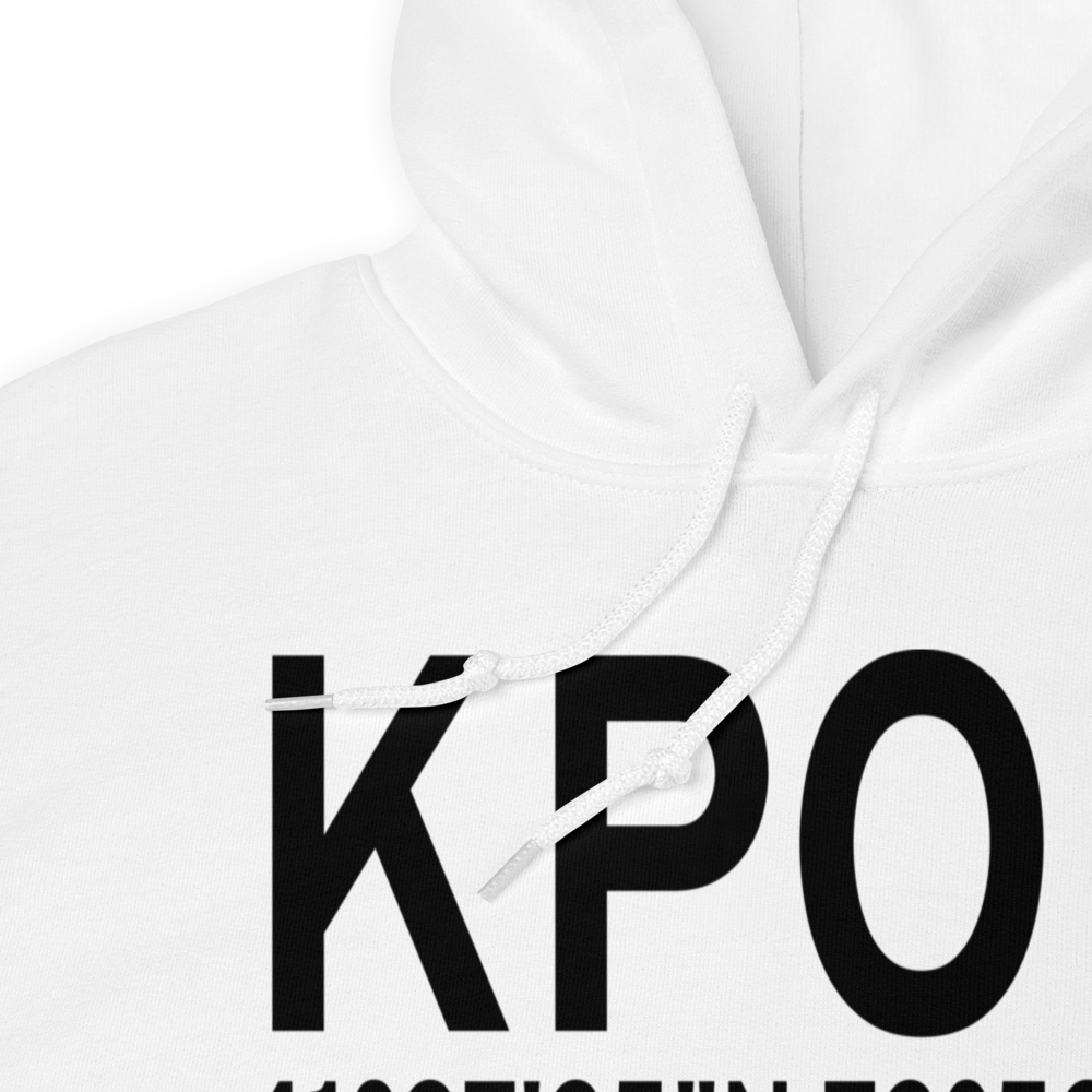 Dutchess County Airport (KPOU) ICAO Hoodie Sweatshirt 